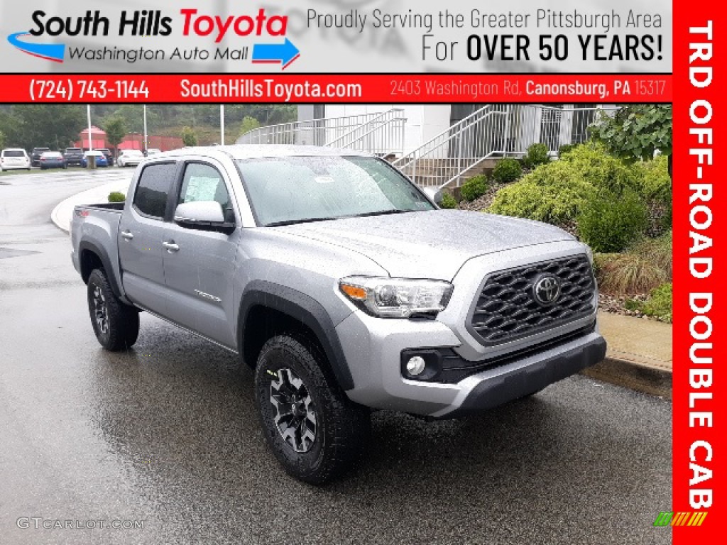 2020 Tacoma TRD Off Road Double Cab 4x4 - Silver Sky Metallic / TRD Cement/Black photo #1