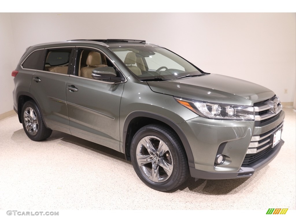 Alumina Jade Metallic 2017 Toyota Highlander Limited AWD Exterior Photo #139441152