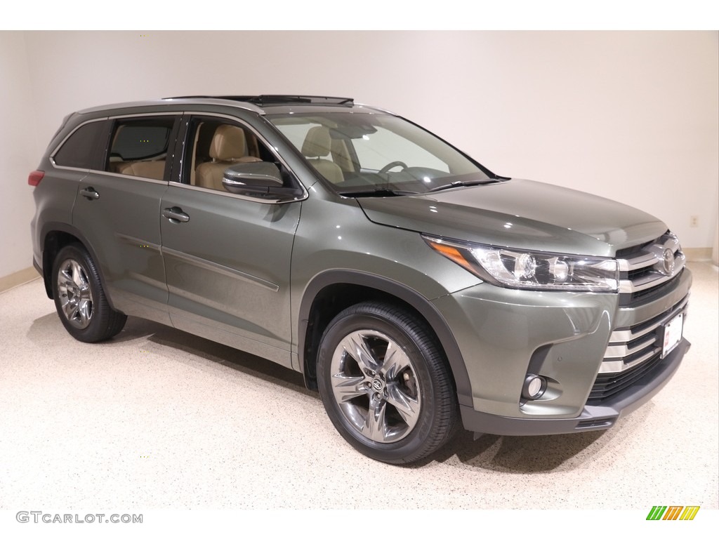 2017 Highlander Limited AWD - Alumina Jade Metallic / Almond photo #1