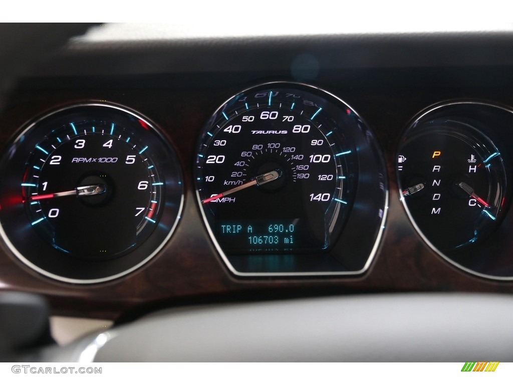 2010 Taurus SEL - Steel Blue Metallic / Light Stone photo #7