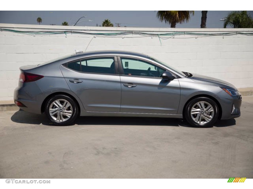2019 Elantra SEL - Machine Gray / Black photo #12