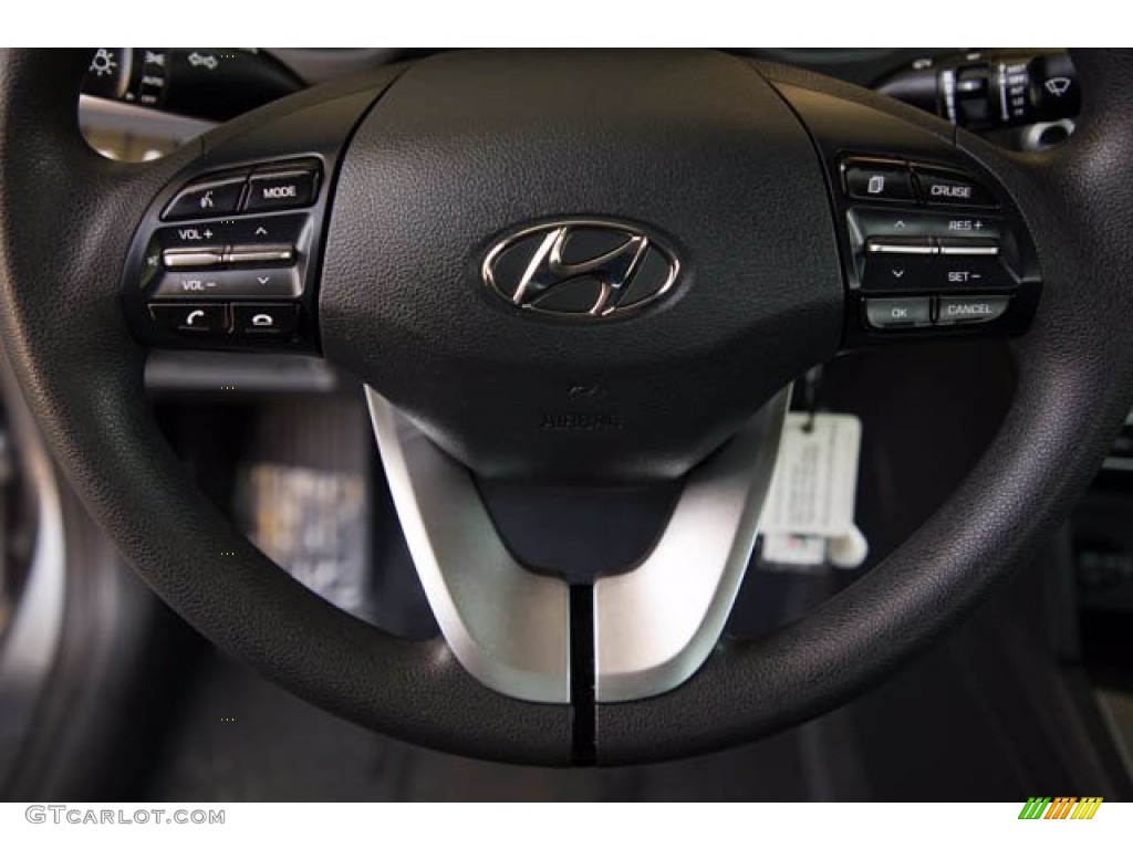 2019 Elantra SEL - Machine Gray / Black photo #13