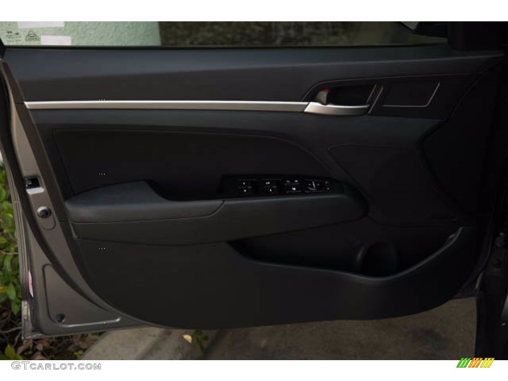 2019 Elantra SEL - Machine Gray / Black photo #27