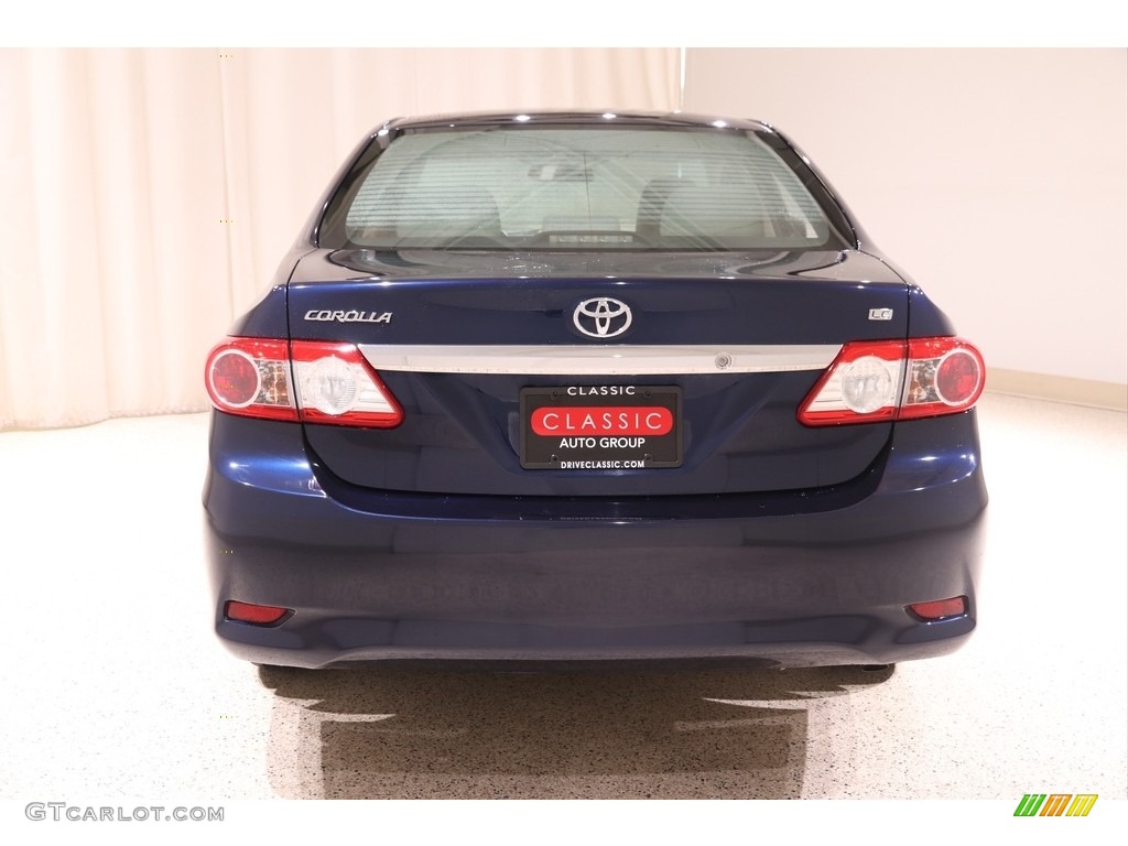 2011 Corolla LE - Nautical Blue Metallic / Bisque photo #13