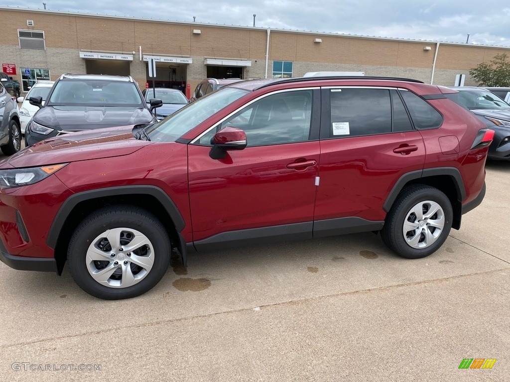 2020 RAV4 LE AWD - Ruby Flare Pearl / Black photo #1