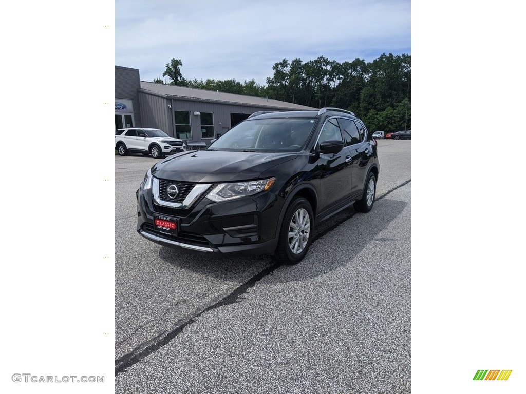 2018 Rogue S AWD - Magnetic Black / Charcoal photo #1