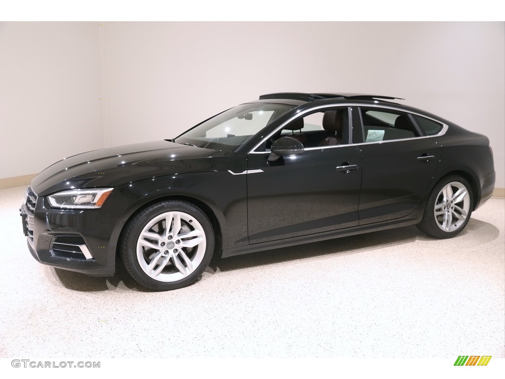 Brilliant Black 2019 Audi A5 Sportback Premium quattro Exterior Photo #139443504