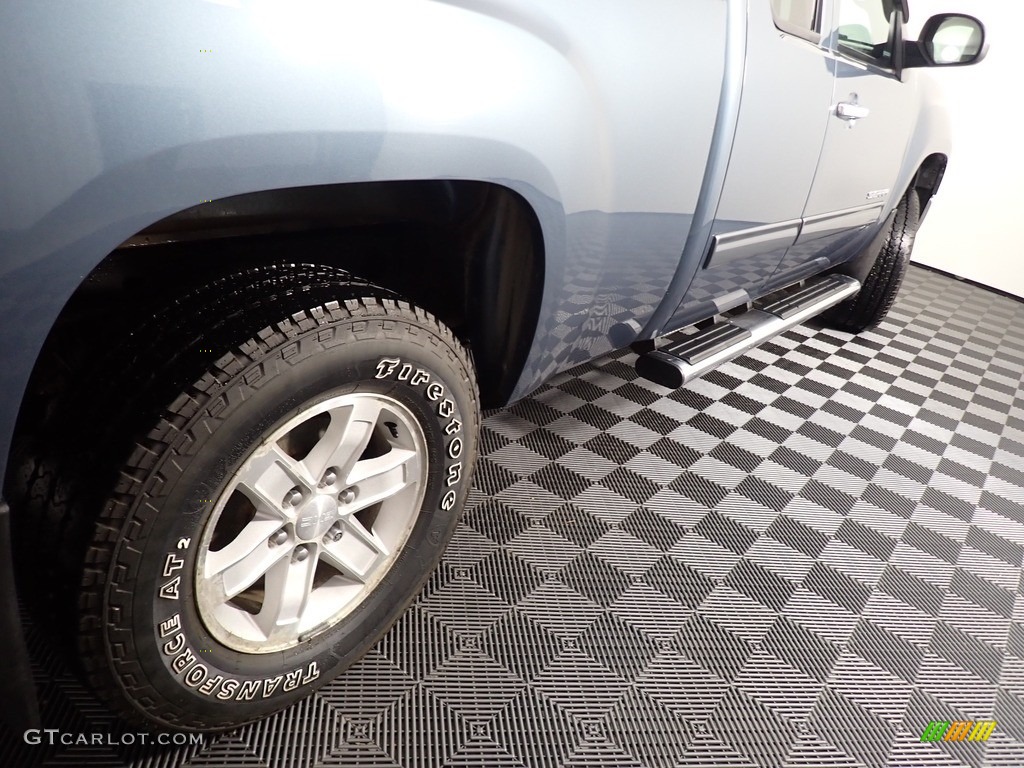 2012 Sierra 1500 SLE Extended Cab 4x4 - Stealth Gray Metallic / Dark Titanium/Light Titanium photo #15