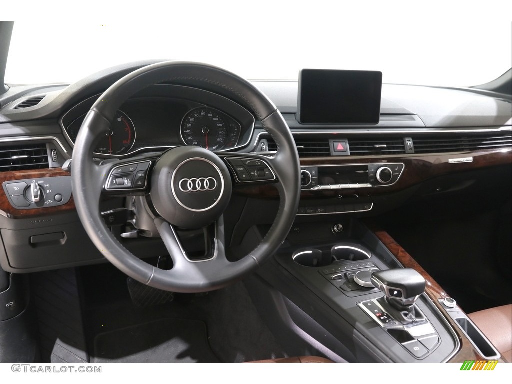 2019 Audi A5 Sportback Premium quattro Nougat Brown Dashboard Photo #139443570