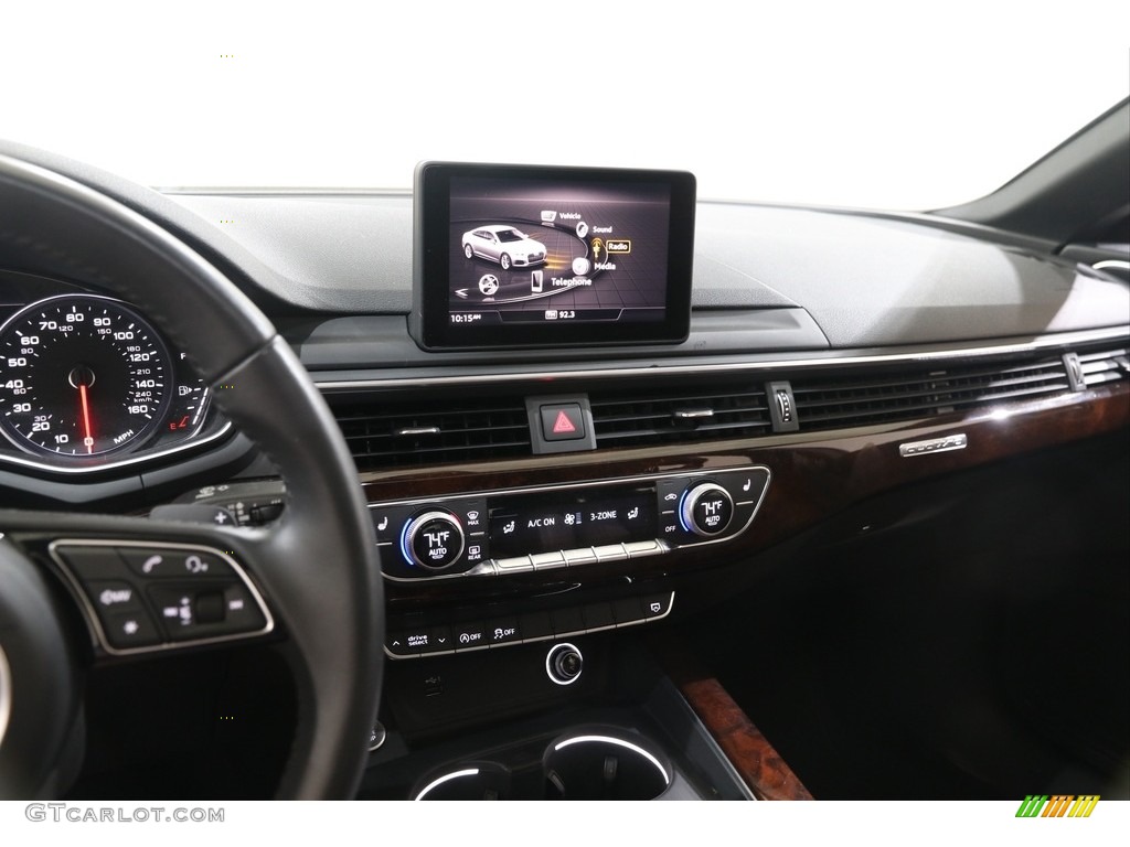 2019 Audi A5 Sportback Premium quattro Nougat Brown Dashboard Photo #139443639