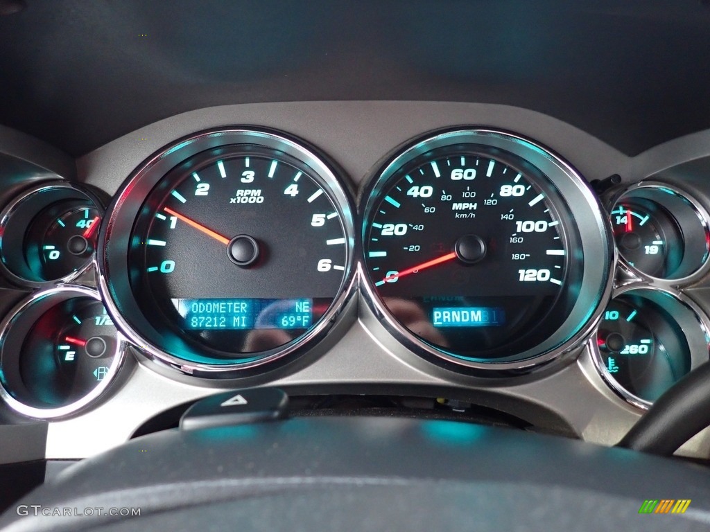 2012 Sierra 1500 SLE Extended Cab 4x4 - Stealth Gray Metallic / Dark Titanium/Light Titanium photo #19