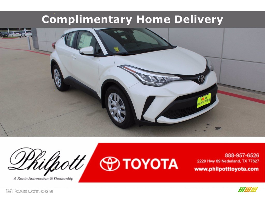 2020 C-HR LE - Blizzard Pearl / Black photo #1