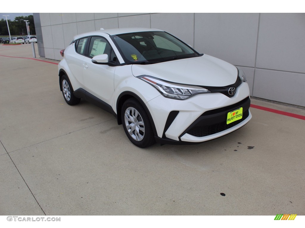 2020 C-HR LE - Blizzard Pearl / Black photo #2