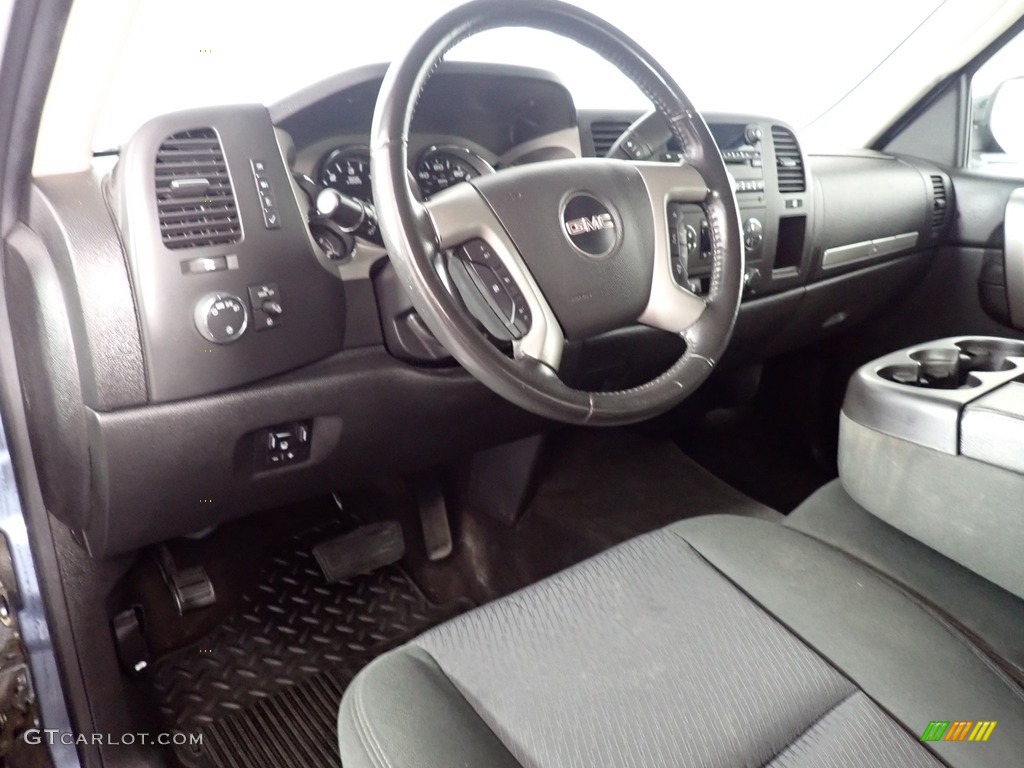 2012 Sierra 1500 SLE Extended Cab 4x4 - Stealth Gray Metallic / Dark Titanium/Light Titanium photo #27