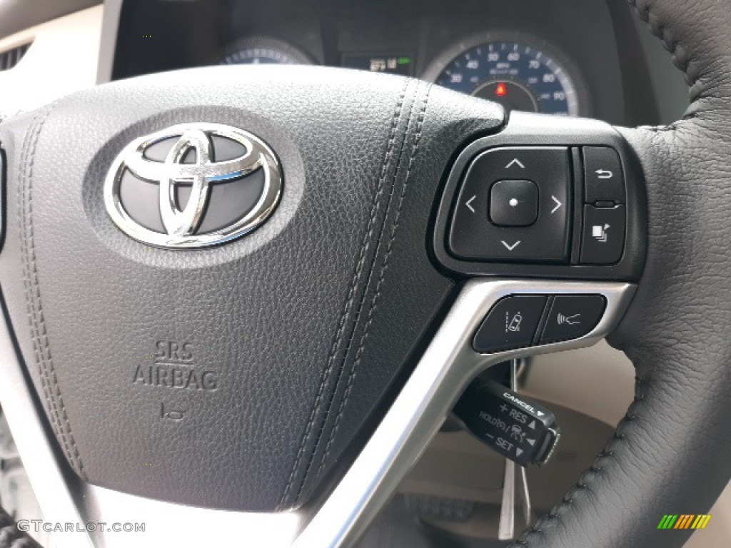 2020 Toyota Sienna XLE AWD Dark Bisque Steering Wheel Photo #139443864
