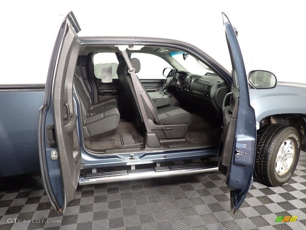 2012 Sierra 1500 SLE Extended Cab 4x4 - Stealth Gray Metallic / Dark Titanium/Light Titanium photo #30