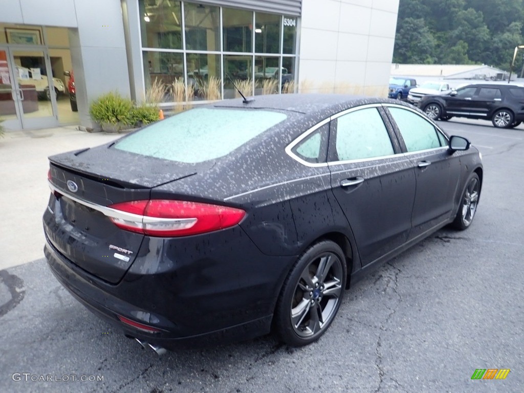 2017 Fusion Sport AWD - Shadow Black / Dark Earth Grey photo #2