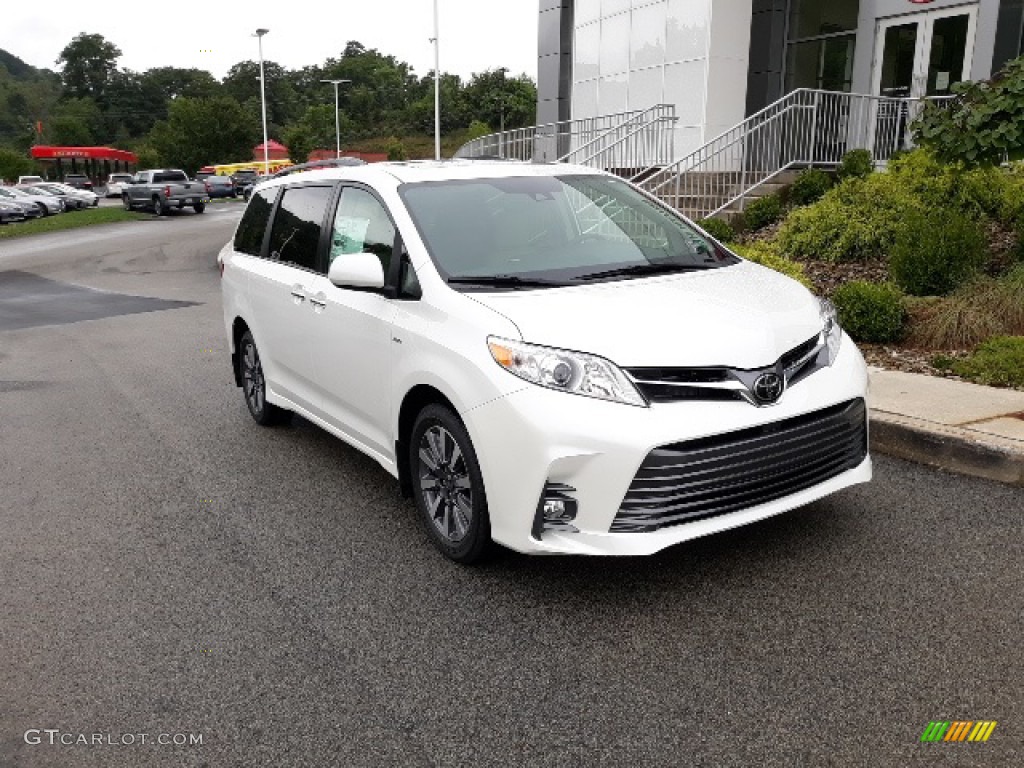 Blizzard White Pearl 2020 Toyota Sienna XLE AWD Exterior Photo #139444398