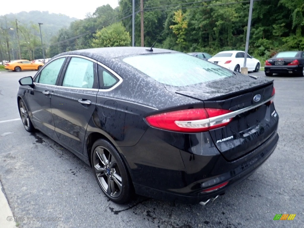 2017 Fusion Sport AWD - Shadow Black / Dark Earth Grey photo #5