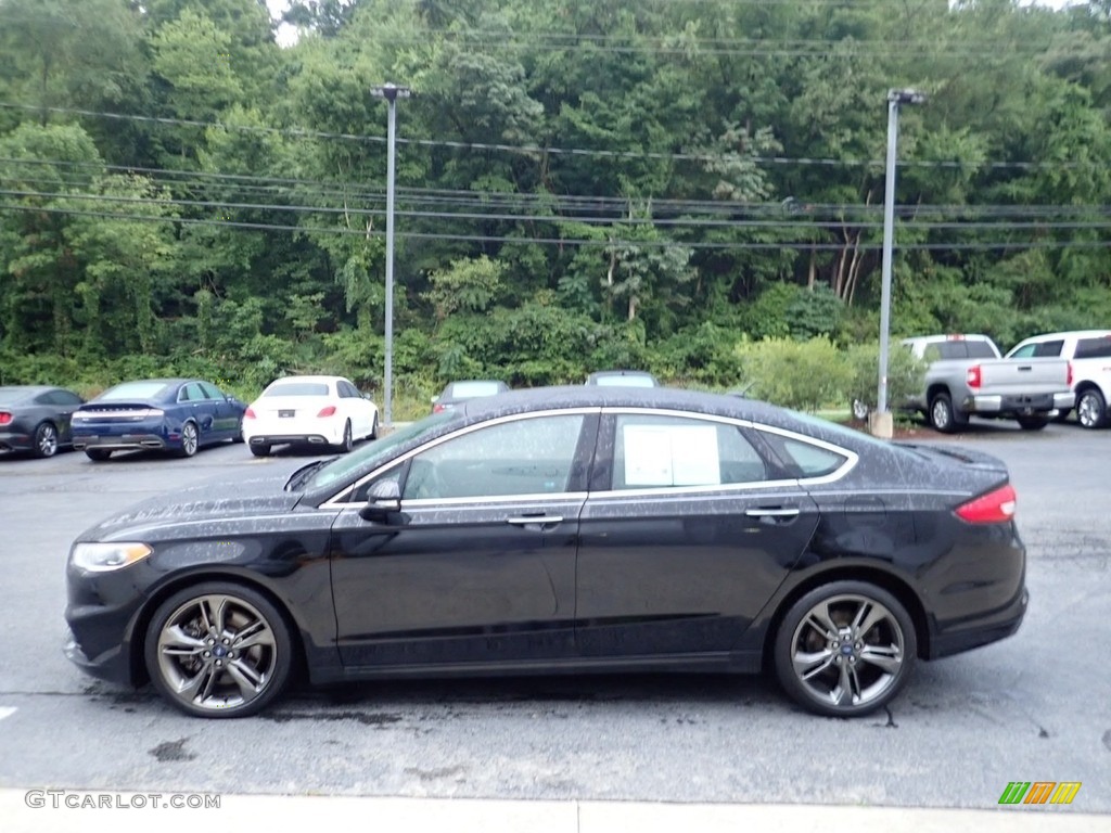 2017 Fusion Sport AWD - Shadow Black / Dark Earth Grey photo #6