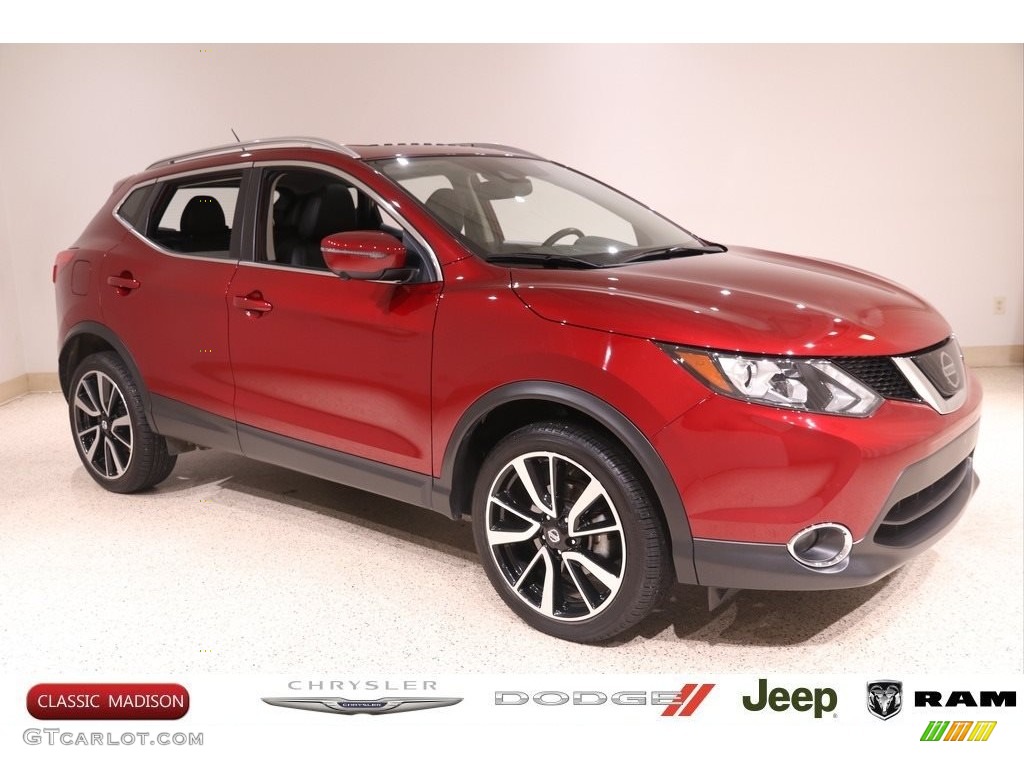 2019 Rogue Sport SL AWD - Scarlet Ember Tintcoat / Charcoal photo #1