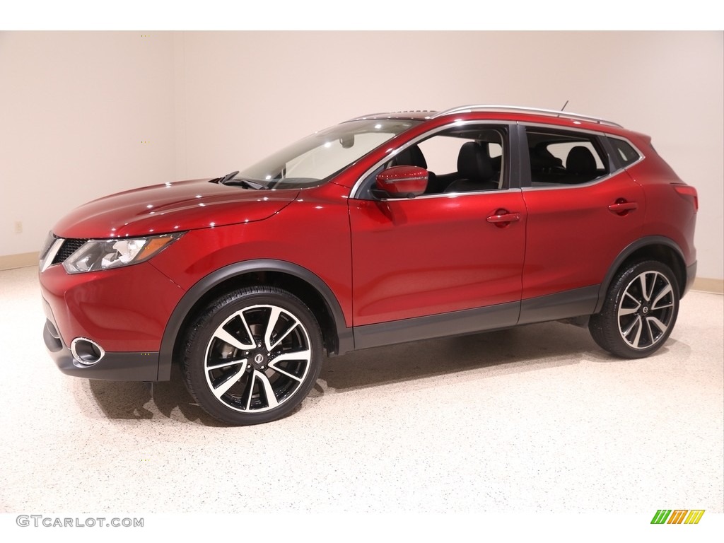 2019 Rogue Sport SL AWD - Scarlet Ember Tintcoat / Charcoal photo #3