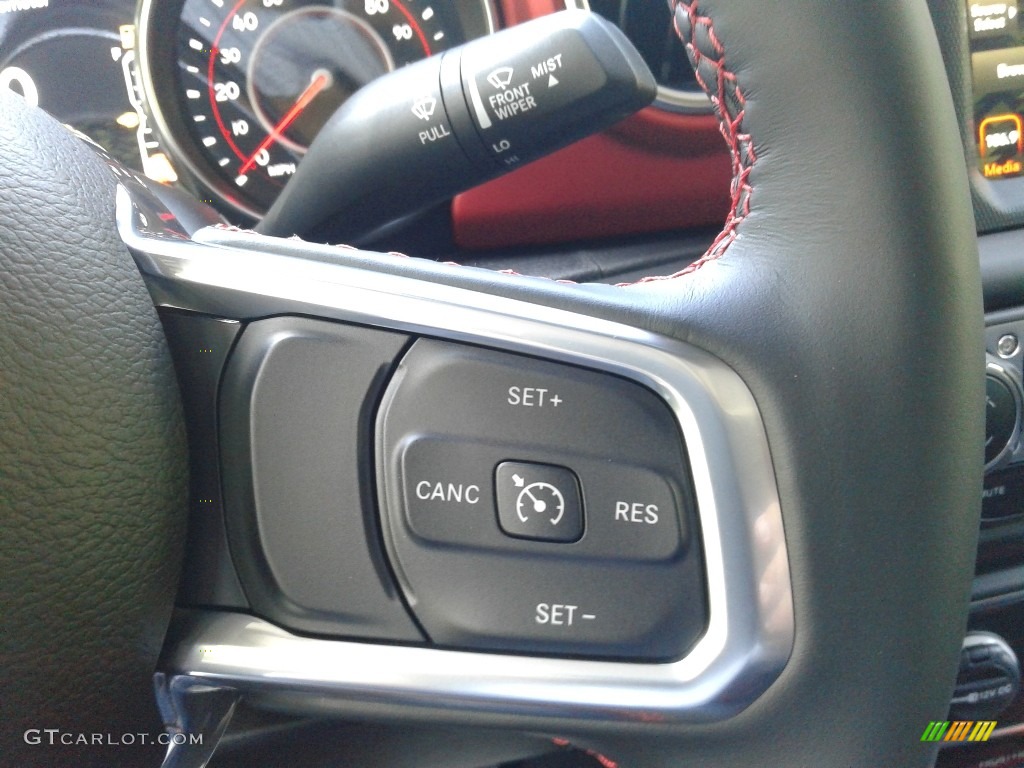 2020 Jeep Gladiator Rubicon 4x4 Black Steering Wheel Photo #139445136