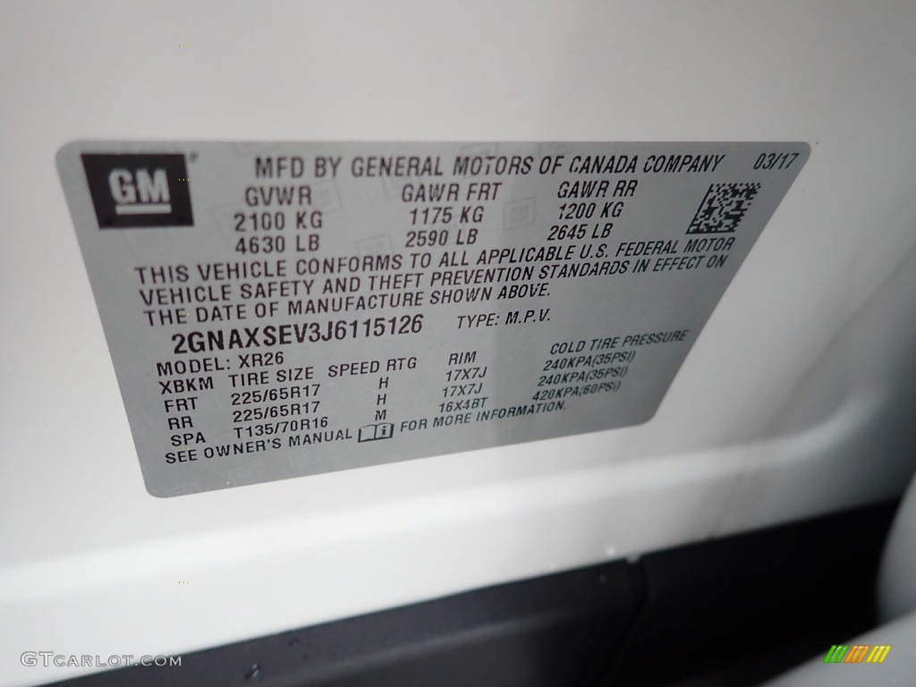 2018 Equinox LT AWD - Summit White / Jet Black photo #28