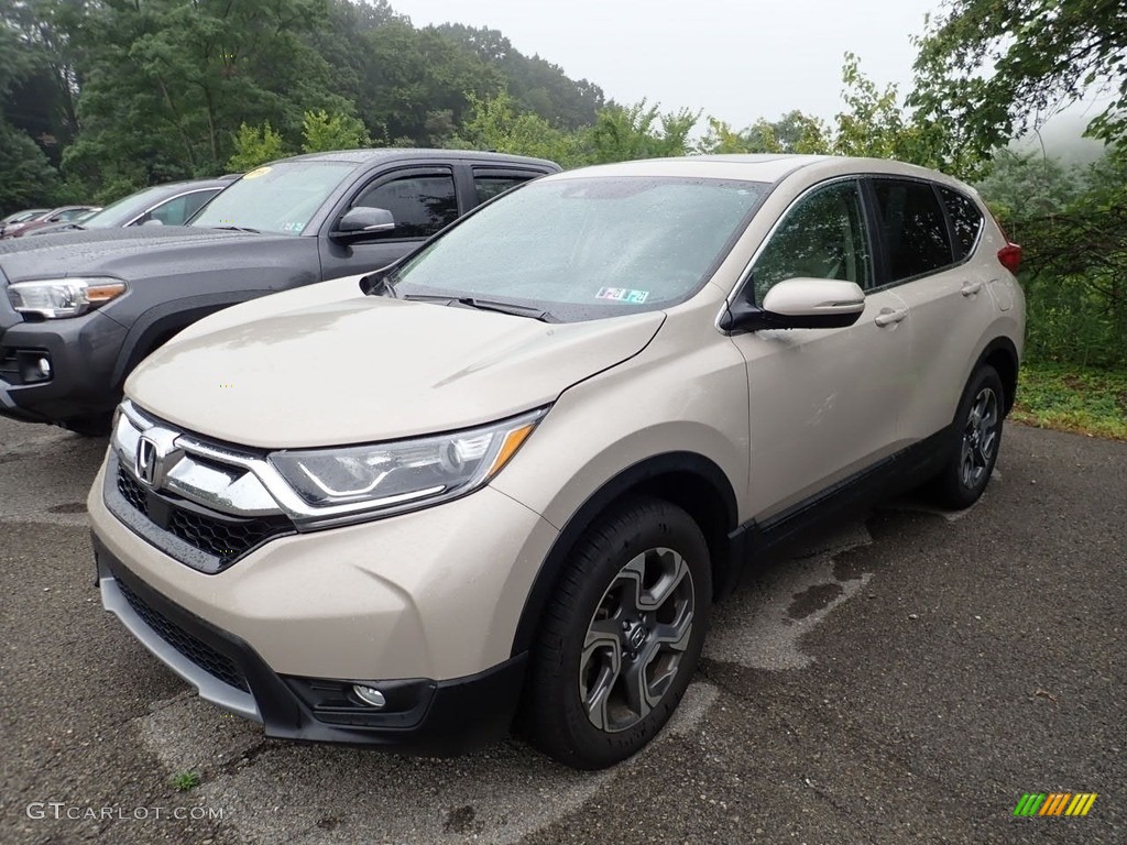 2018 CR-V EX AWD - Sandstorm Metallic / Black photo #1