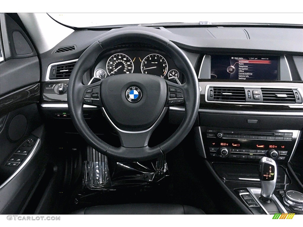2017 BMW 5 Series 535i Gran Turismo Black Dashboard Photo #139447203