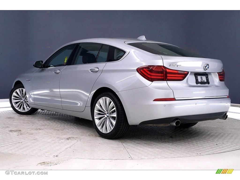 2017 5 Series 535i Gran Turismo - Glacier Silver Metallic / Black photo #10