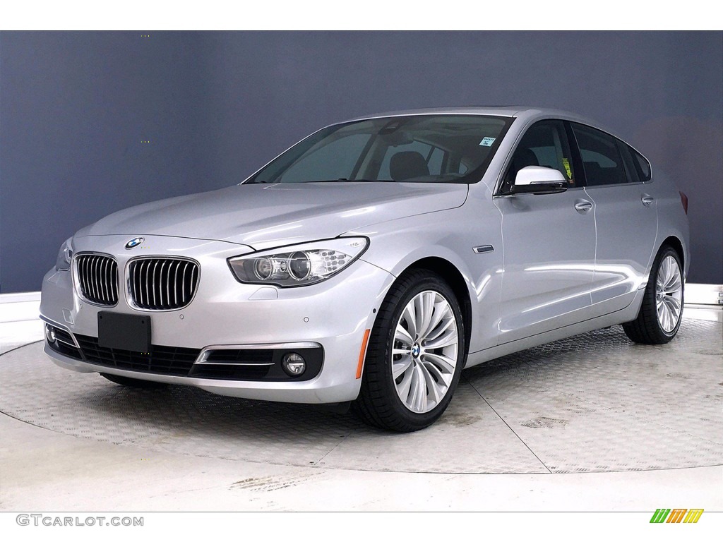 2017 5 Series 535i Gran Turismo - Glacier Silver Metallic / Black photo #12