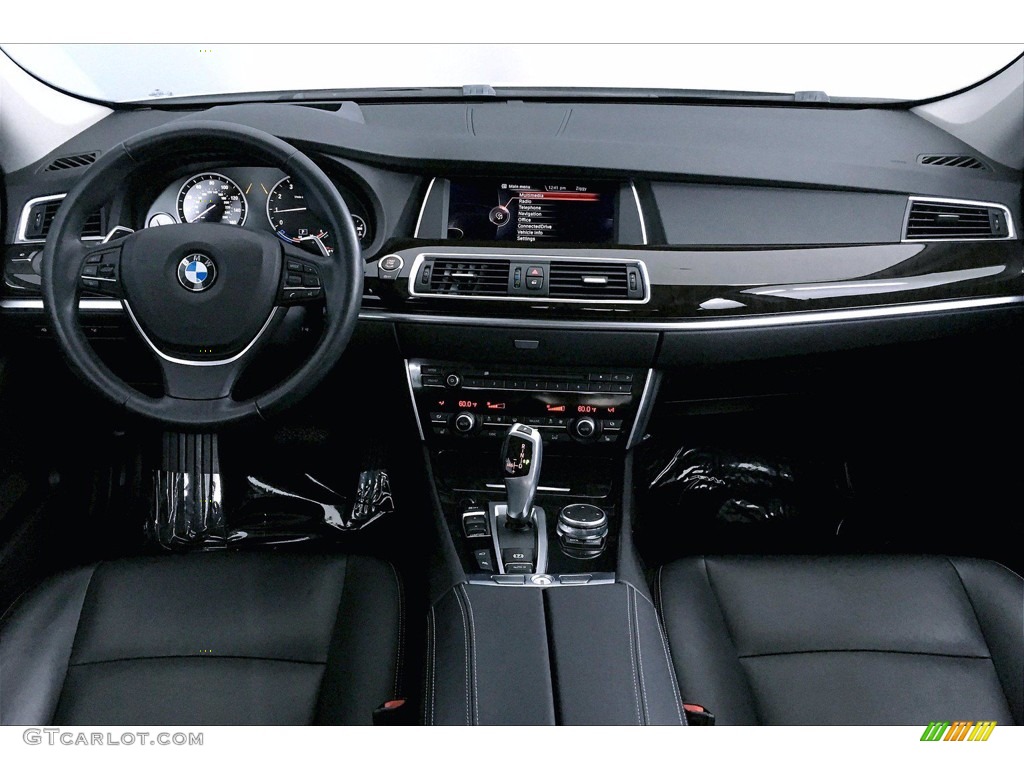 2017 BMW 5 Series 535i Gran Turismo Black Dashboard Photo #139447503