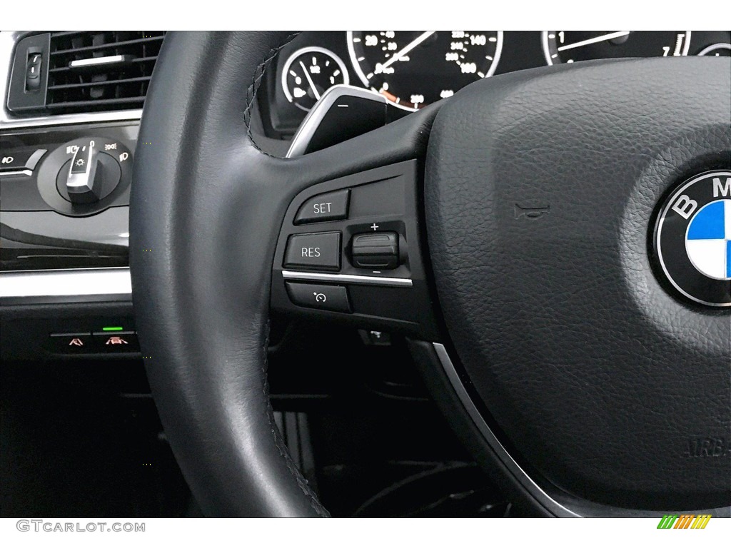 2017 BMW 5 Series 535i Gran Turismo Black Steering Wheel Photo #139447593