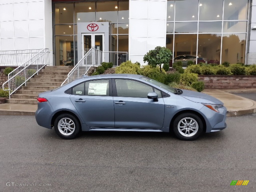 Celestite Gray Metallic 2021 Toyota Corolla Hybrid LE Exterior Photo #139447677