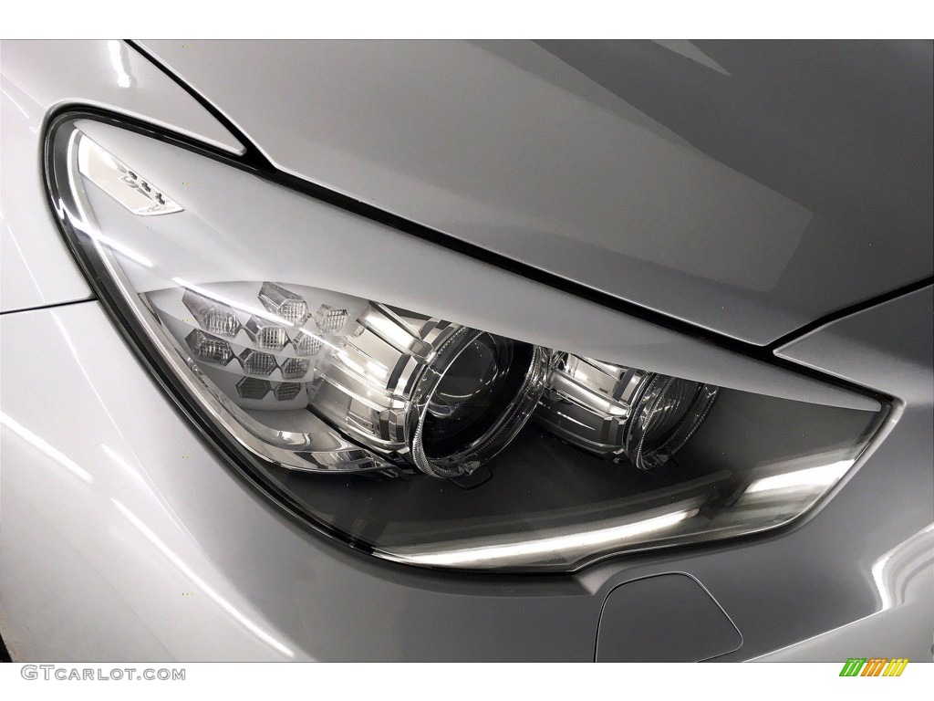 2017 5 Series 535i Gran Turismo - Glacier Silver Metallic / Black photo #26