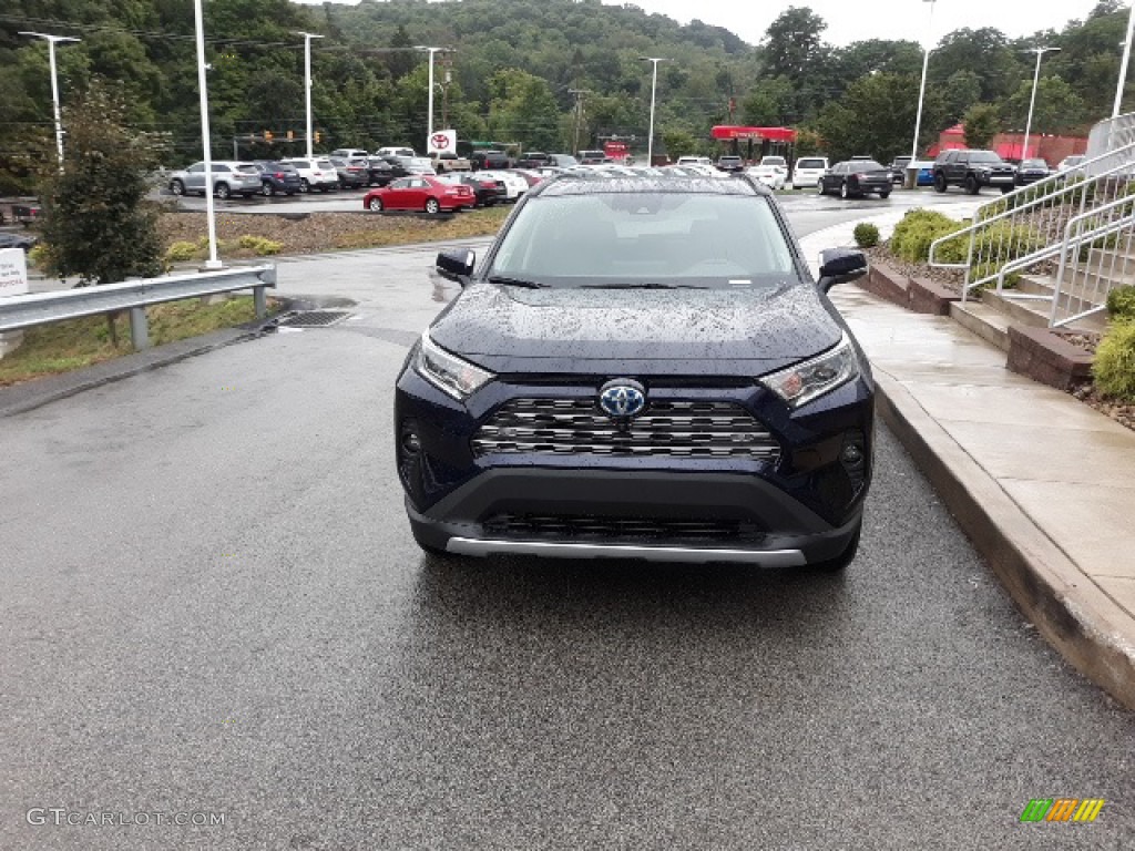 2020 RAV4 Limited AWD Hybrid - Blueprint / Black photo #31