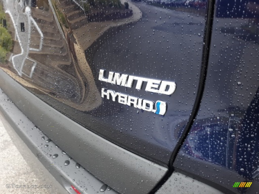 2020 RAV4 Limited AWD Hybrid - Blueprint / Black photo #38