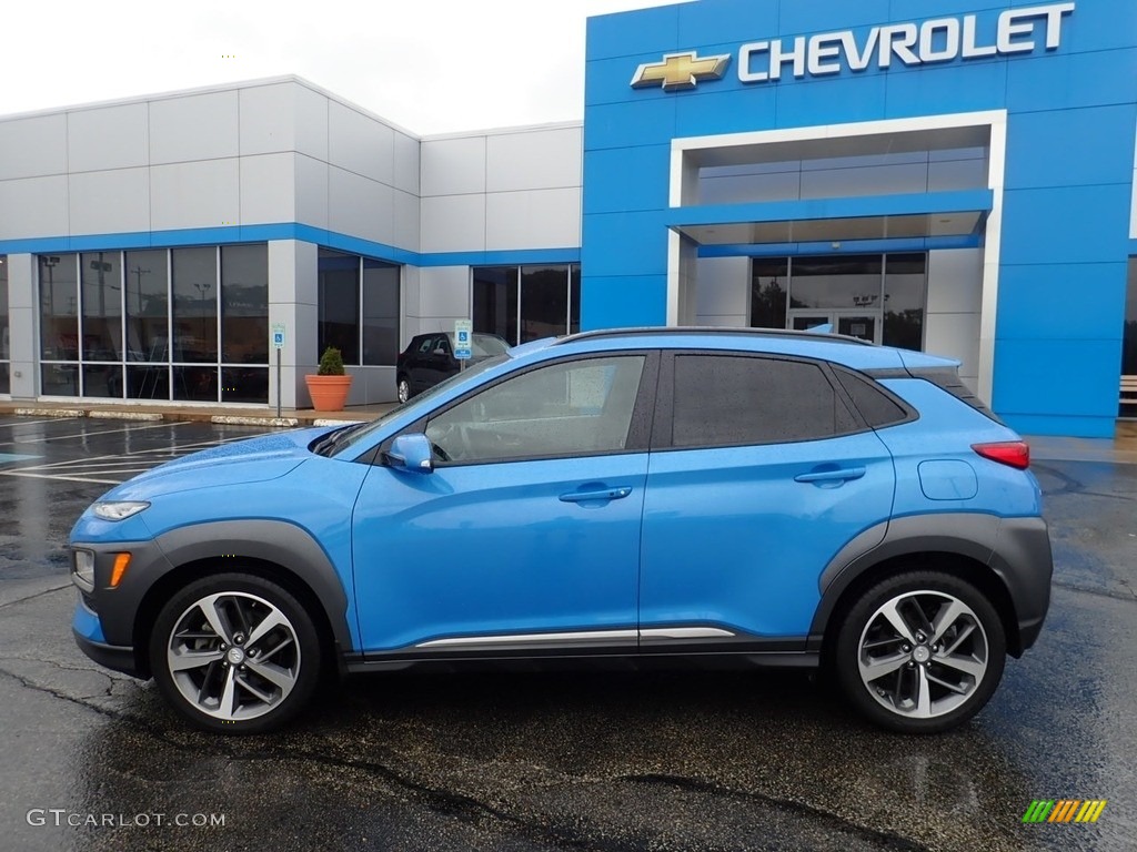 Surf Blue 2019 Hyundai Kona Limited AWD Exterior Photo #139449709