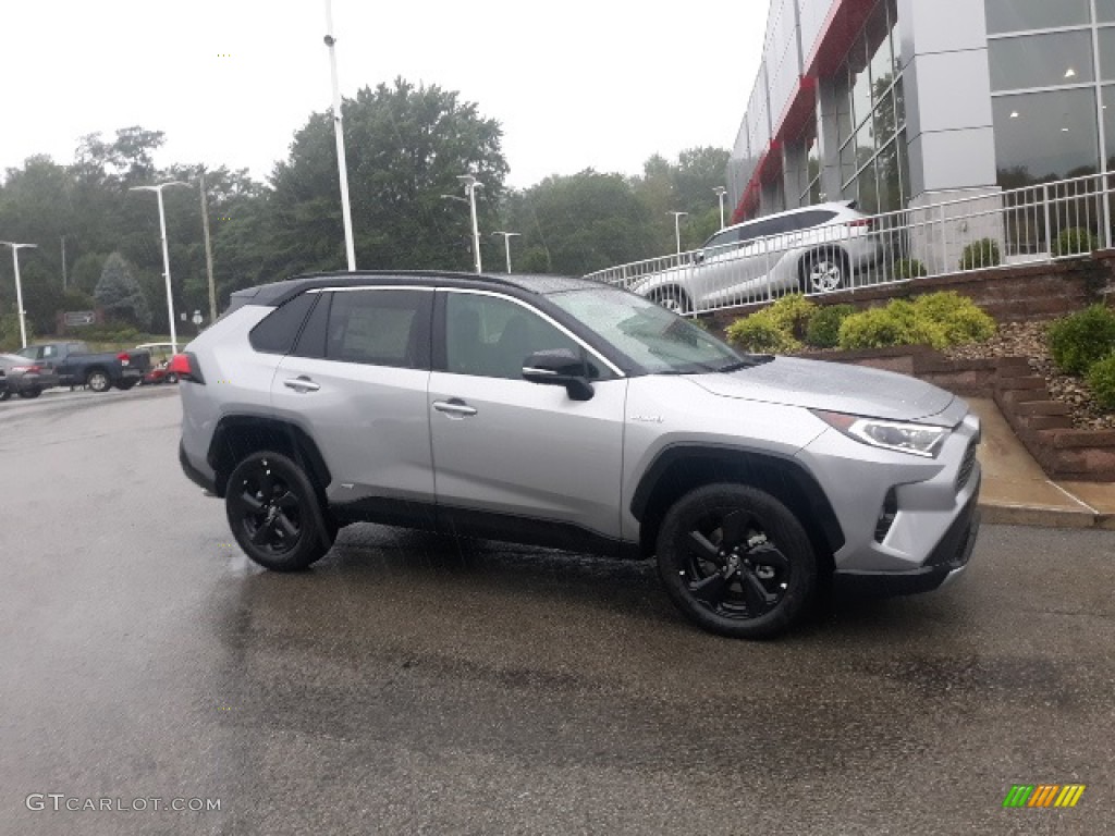 Silver Sky Metallic 2020 Toyota RAV4 XSE AWD Hybrid Exterior Photo #139449715