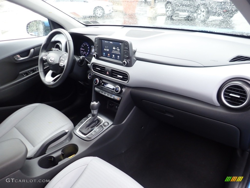 Gray/Black Interior 2019 Hyundai Kona Limited AWD Photo #139449976