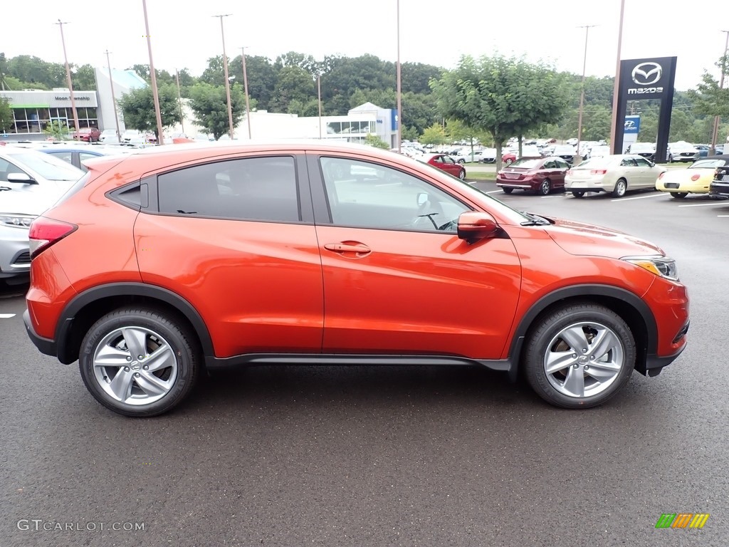 2020 HR-V EX-L AWD - Orangeburst Metallic / Black photo #6