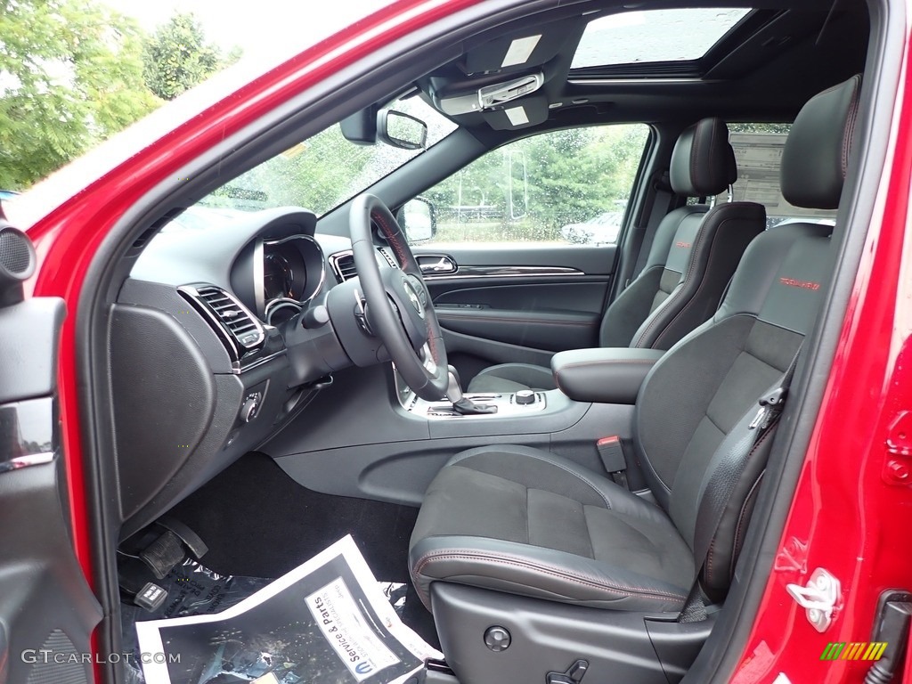 Black Interior 2020 Jeep Grand Cherokee Trailhawk 4x4 Photo #139450936