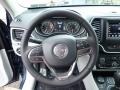 2020 Jeep Cherokee Ski Gray/Black Interior Steering Wheel Photo
