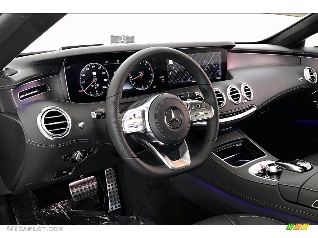 2020 Mercedes-Benz S 560 Cabriolet designo Black Dashboard Photo #139452640