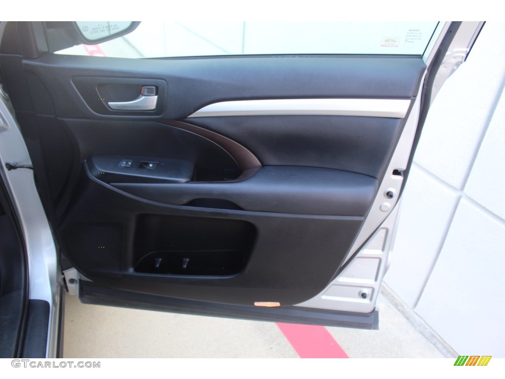 2018 Highlander XLE - Celestial Silver Metallic / Black photo #27