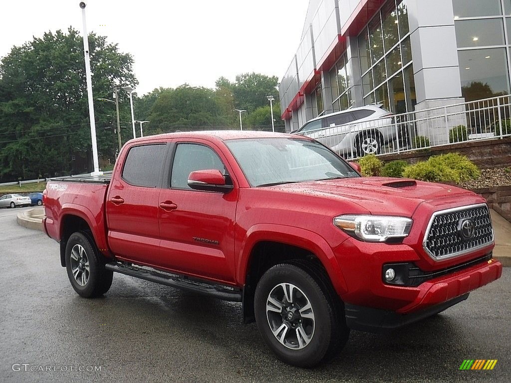 2019 Tacoma TRD Sport Double Cab 4x4 - Barcelona Red Metallic / Black photo #1