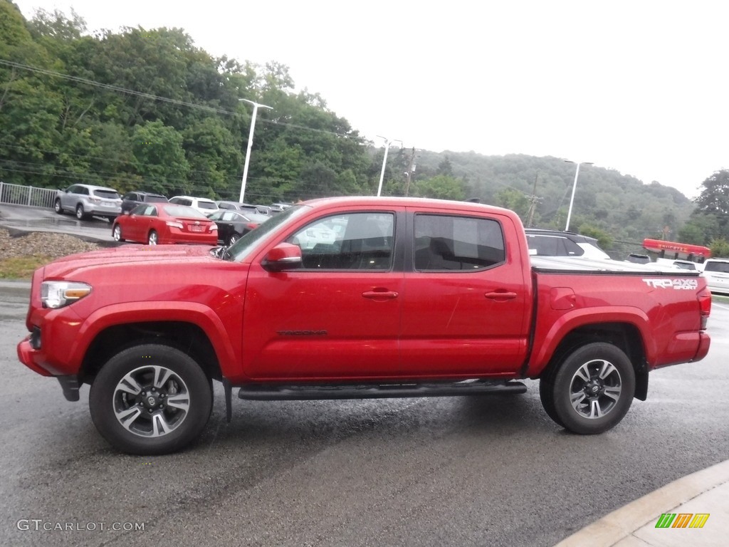 2019 Tacoma TRD Sport Double Cab 4x4 - Barcelona Red Metallic / Black photo #5
