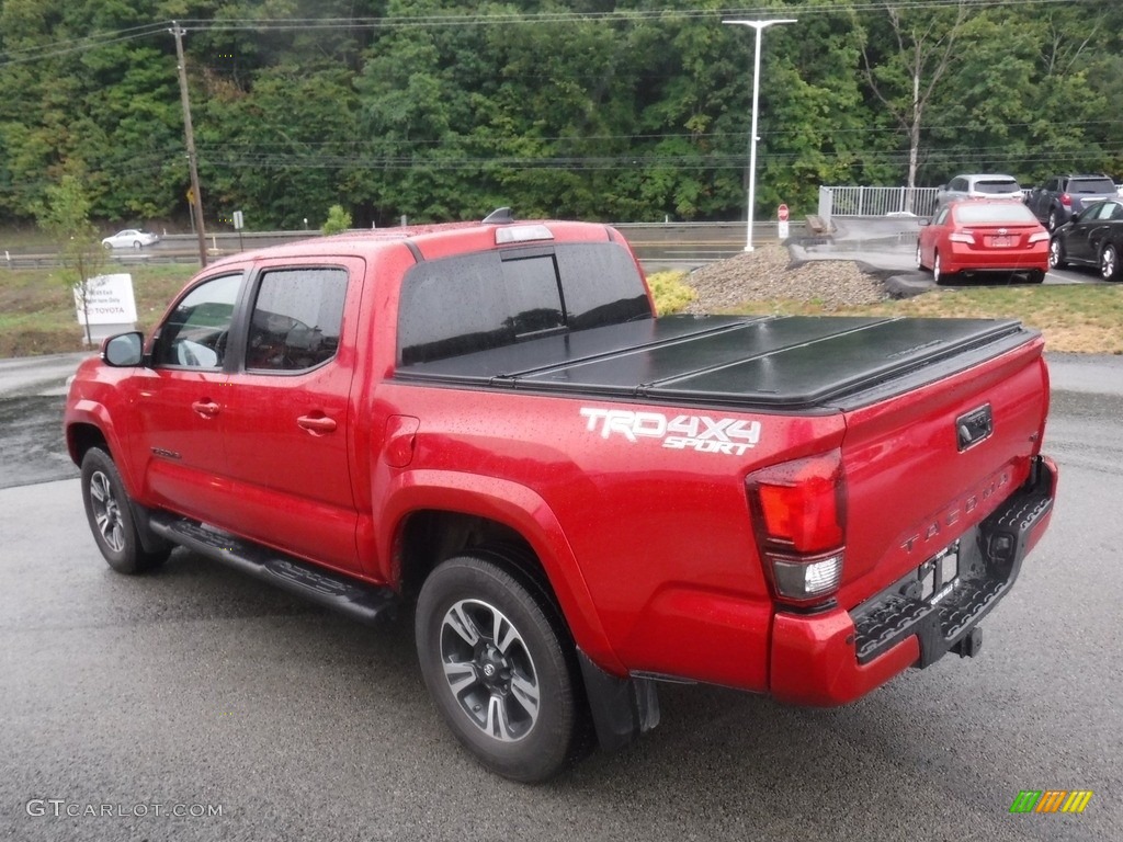 2019 Tacoma TRD Sport Double Cab 4x4 - Barcelona Red Metallic / Black photo #6