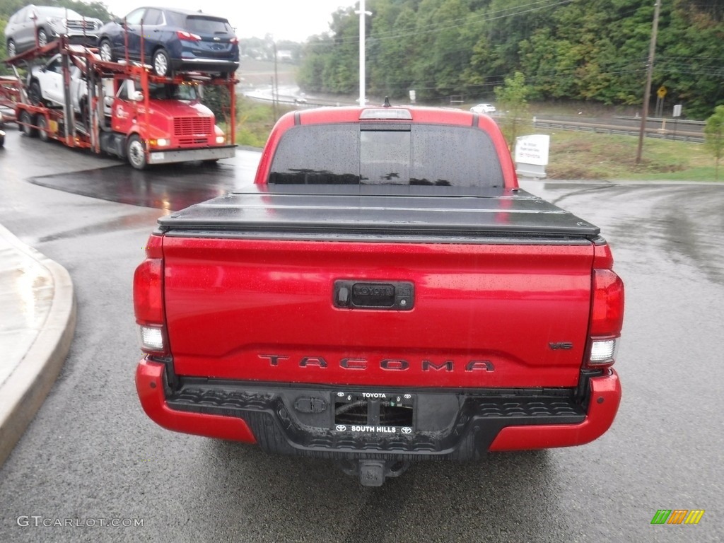 2019 Tacoma TRD Sport Double Cab 4x4 - Barcelona Red Metallic / Black photo #7